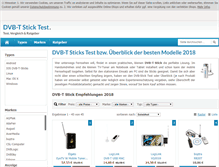 Tablet Screenshot of dvbtstick.net